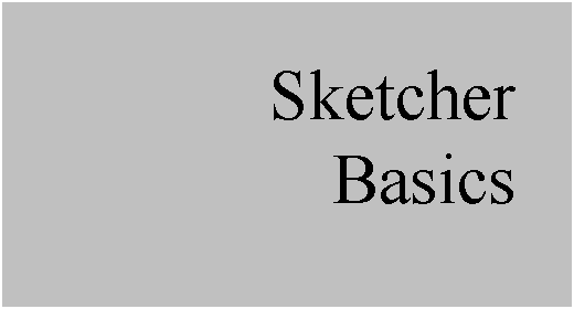 Text Box: Sketcher
Basics
