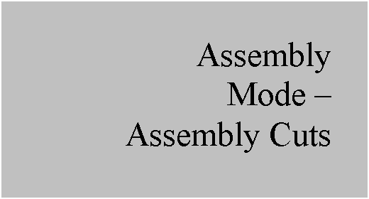 Text Box: Assembly
Mode  
Assembly Cuts
